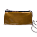 Gucci Vintage Metallic Patent Leather Evening Clutch Shoulder Bag