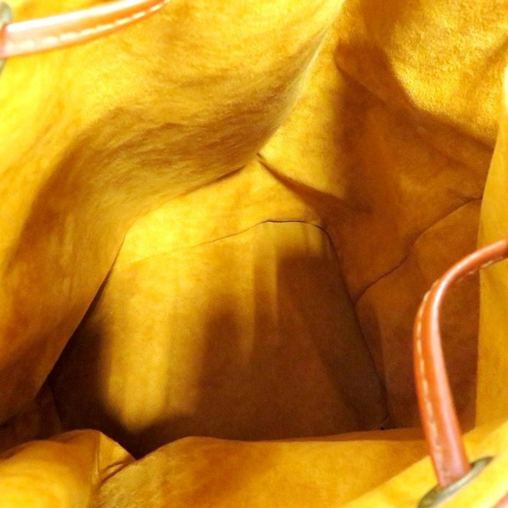 Louis Vuitton Orange Leather Noe shopper bag