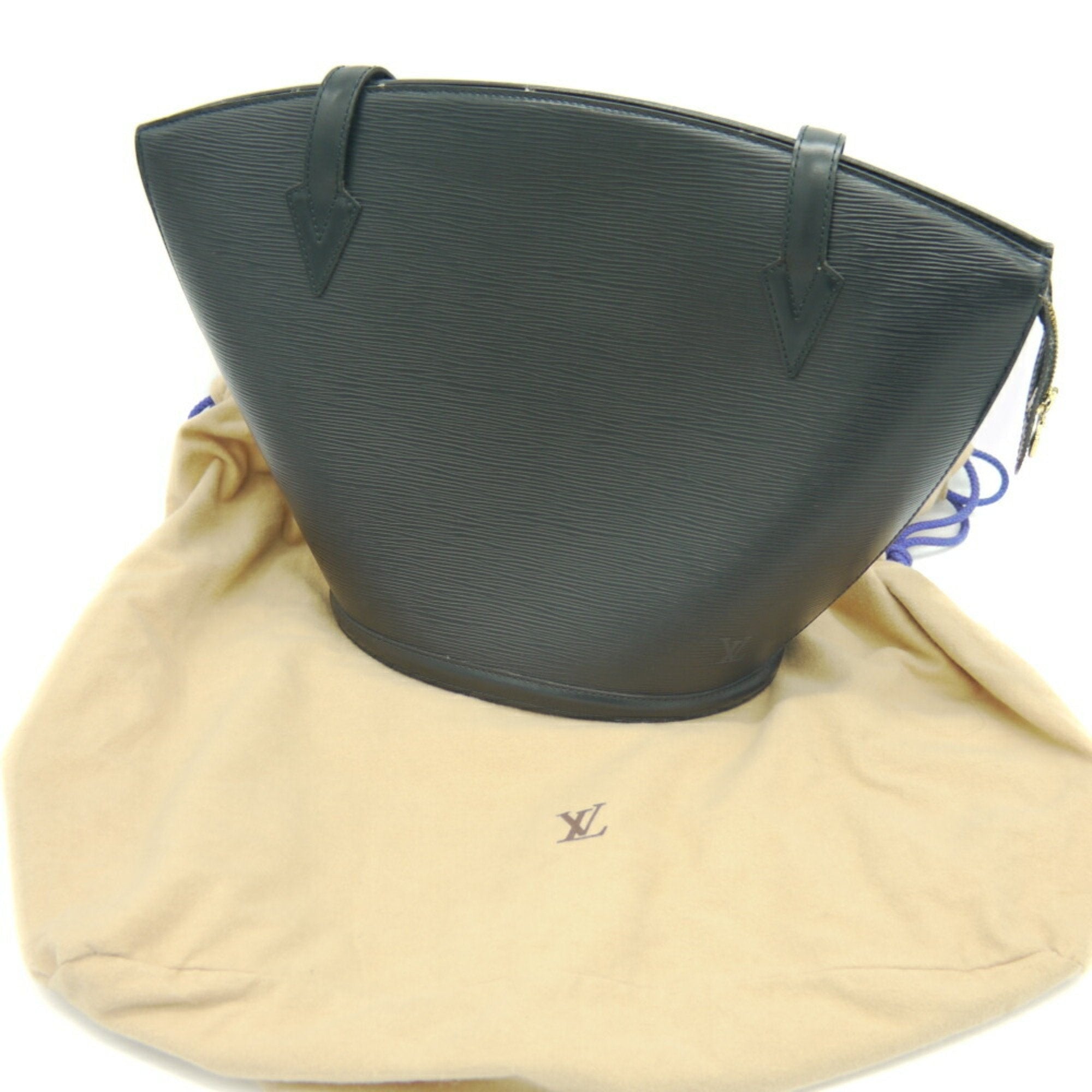 Louis Vuitton Green Leather Saint Jacques tote bag