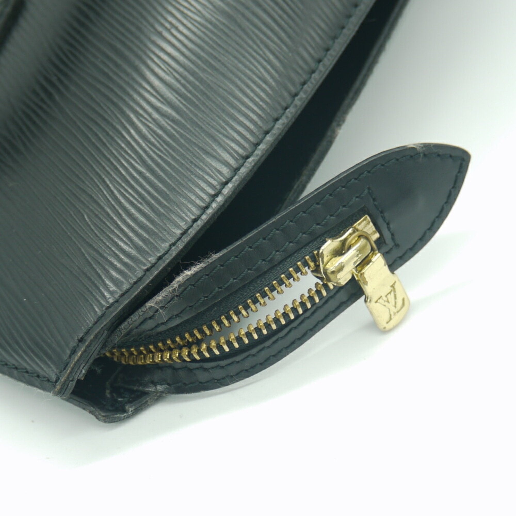 Louis Vuitton Green Leather Saint Jacques tote bag