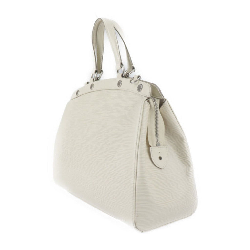 Louis Vuitton White Leather Brea handbag bag