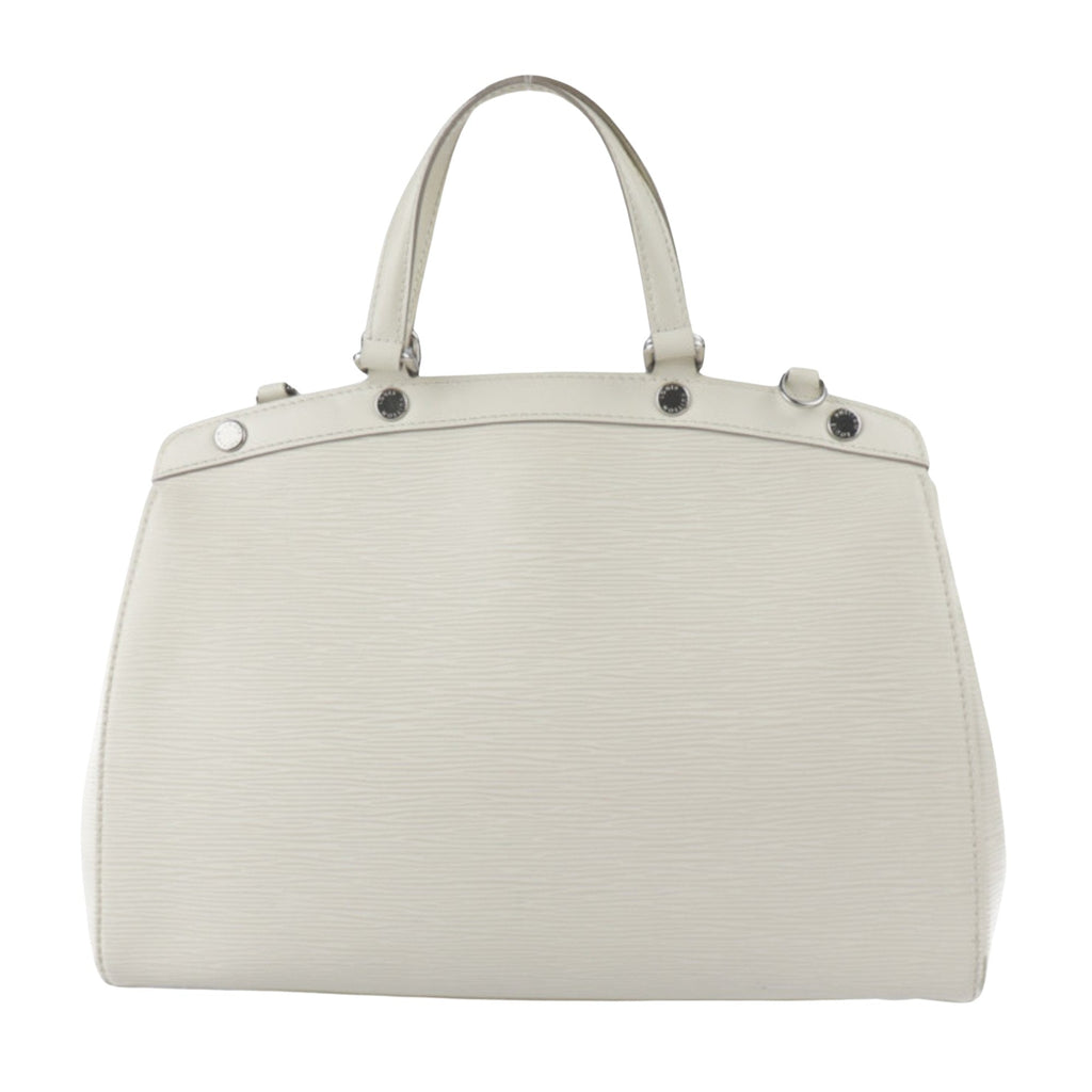 Louis Vuitton White Leather Brea handbag bag