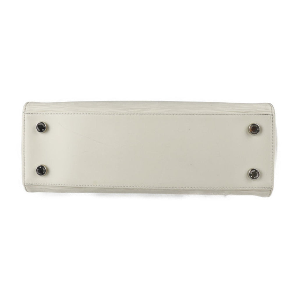 Louis Vuitton White Leather Brea handbag bag