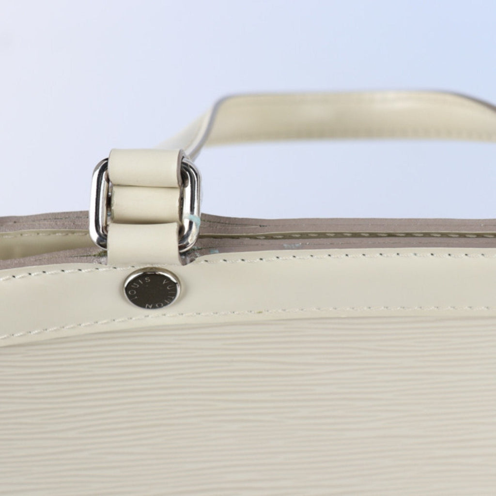 Louis Vuitton White Leather Brea handbag bag