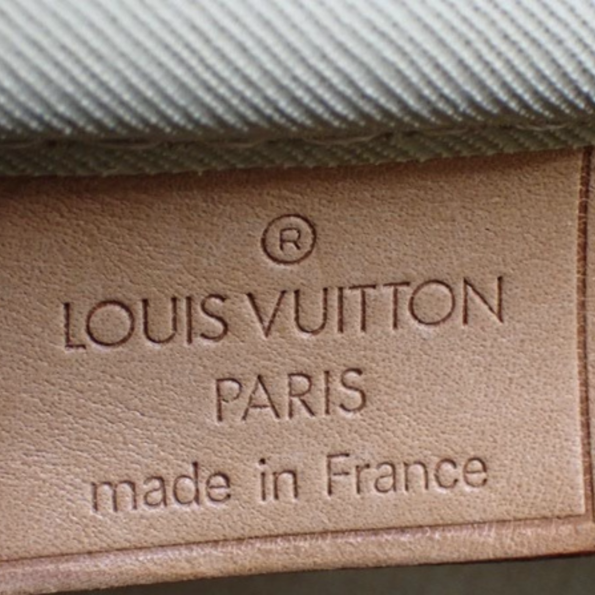 Louis Vuitton Brown Leather Deauville handbag bag