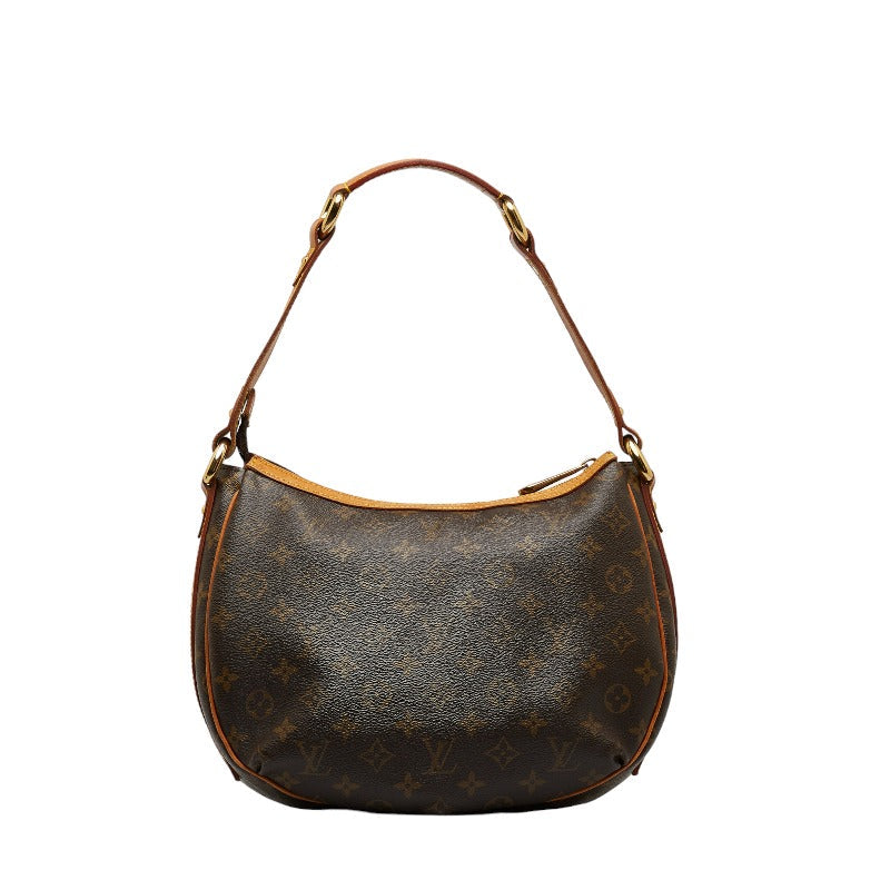 Louis Vuitton Monogram M40076 Shoulder Bag PVC/Leather Brown