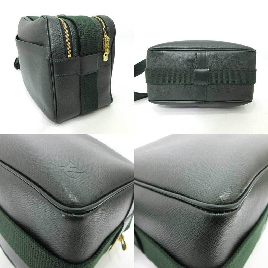Louis Vuitton Green Leather Reporter pm shoulder bag