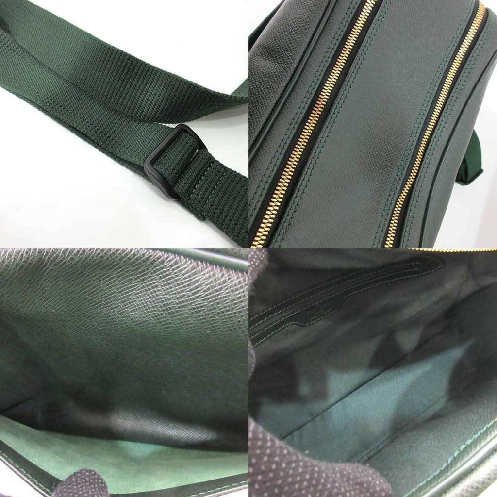 Louis Vuitton Green Leather Reporter pm shoulder bag