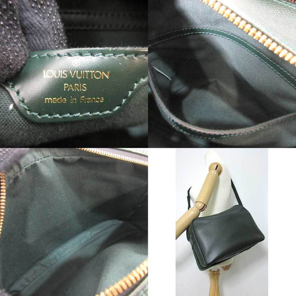 Louis Vuitton Green Leather Reporter pm shoulder bag