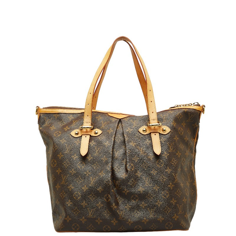 Louis Vuitton Monogram Palermo GM Shoulder Bag M40146 Brown PVC Leather  Louis Vuitton
