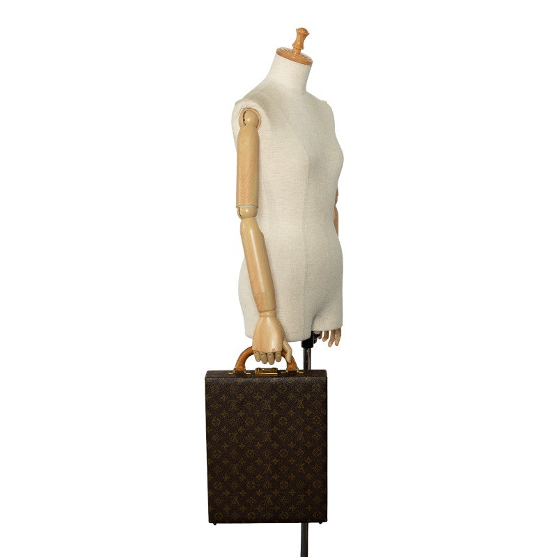 Louis Vuitton Monogram Vertical Trunk Attachment Case Brown PVC Leather  Louis Vuitton
