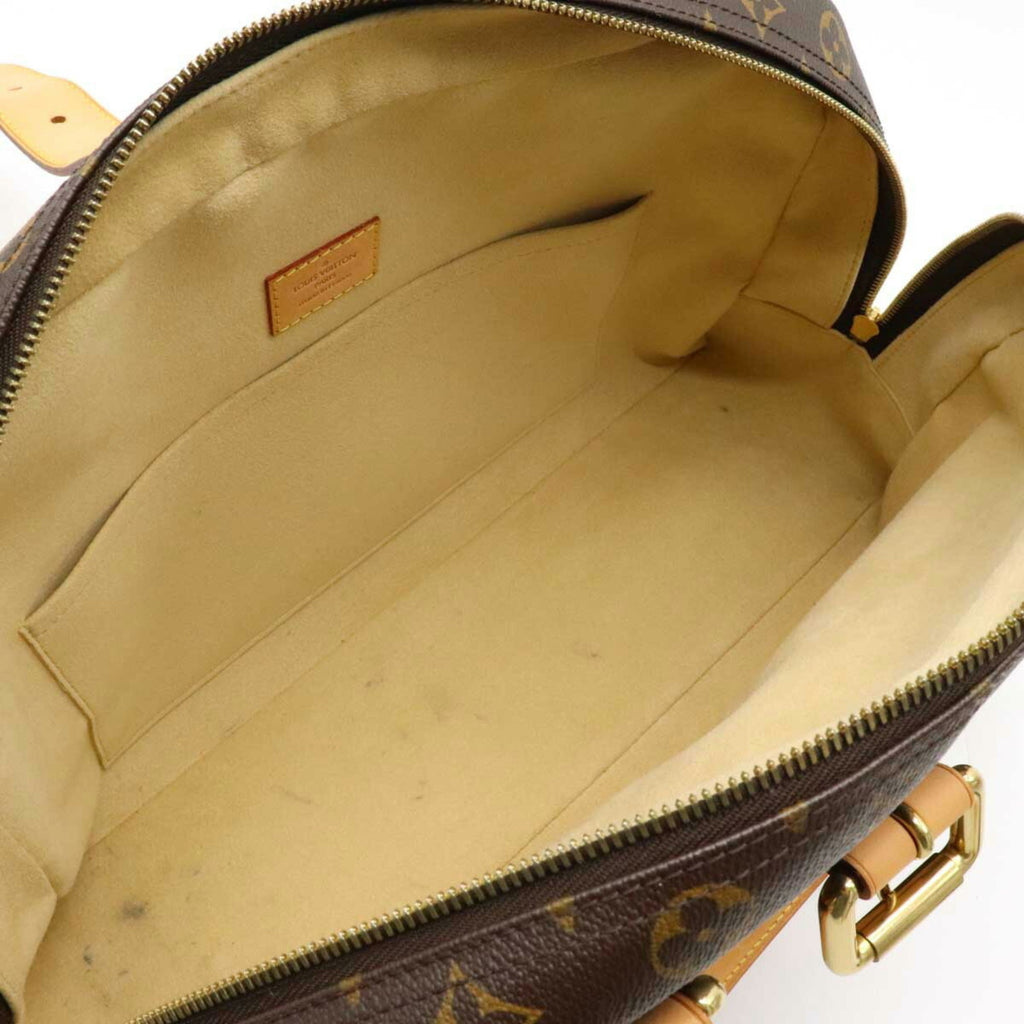 Louis Vuitton Brown Canvas Manhattan handbag bag
