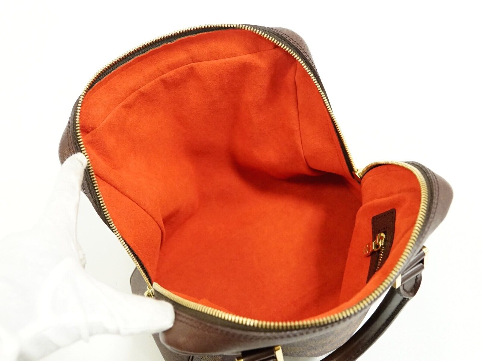 Louis Vuitton Brown Canvas Brera handbag bag