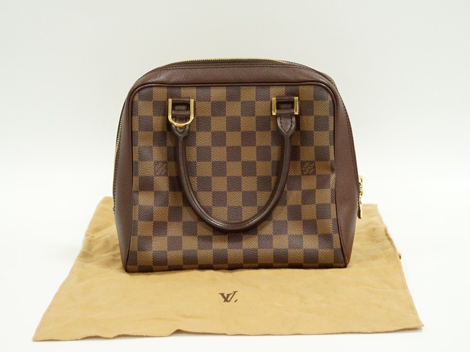 Louis Vuitton Brown Canvas Brera handbag bag
