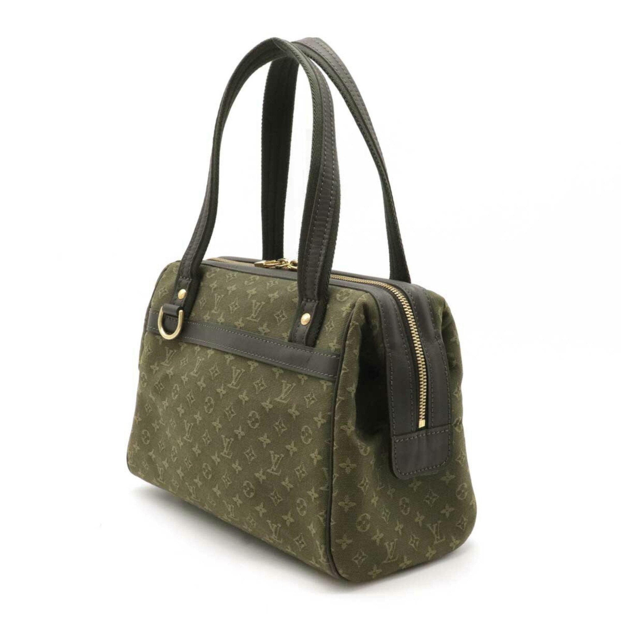 Louis Vuitton Green Canvas Josephine handbag bag