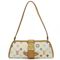 Louis Vuitton White Canvas Shirley clutch bag
