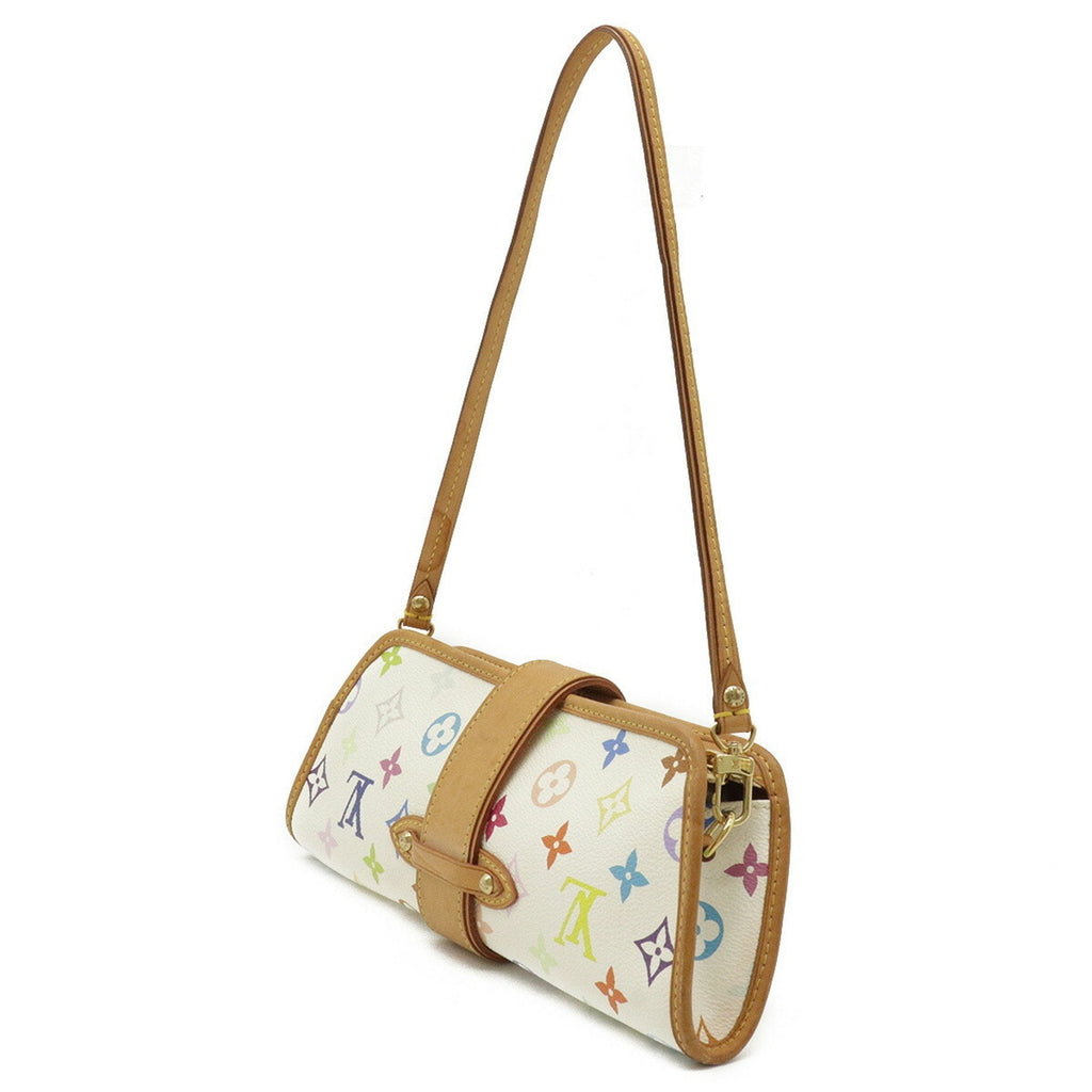 Louis Vuitton White Canvas Shirley clutch bag