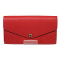 Louis Vuitton Red Leather Portefeuille Sarah wallet accessories