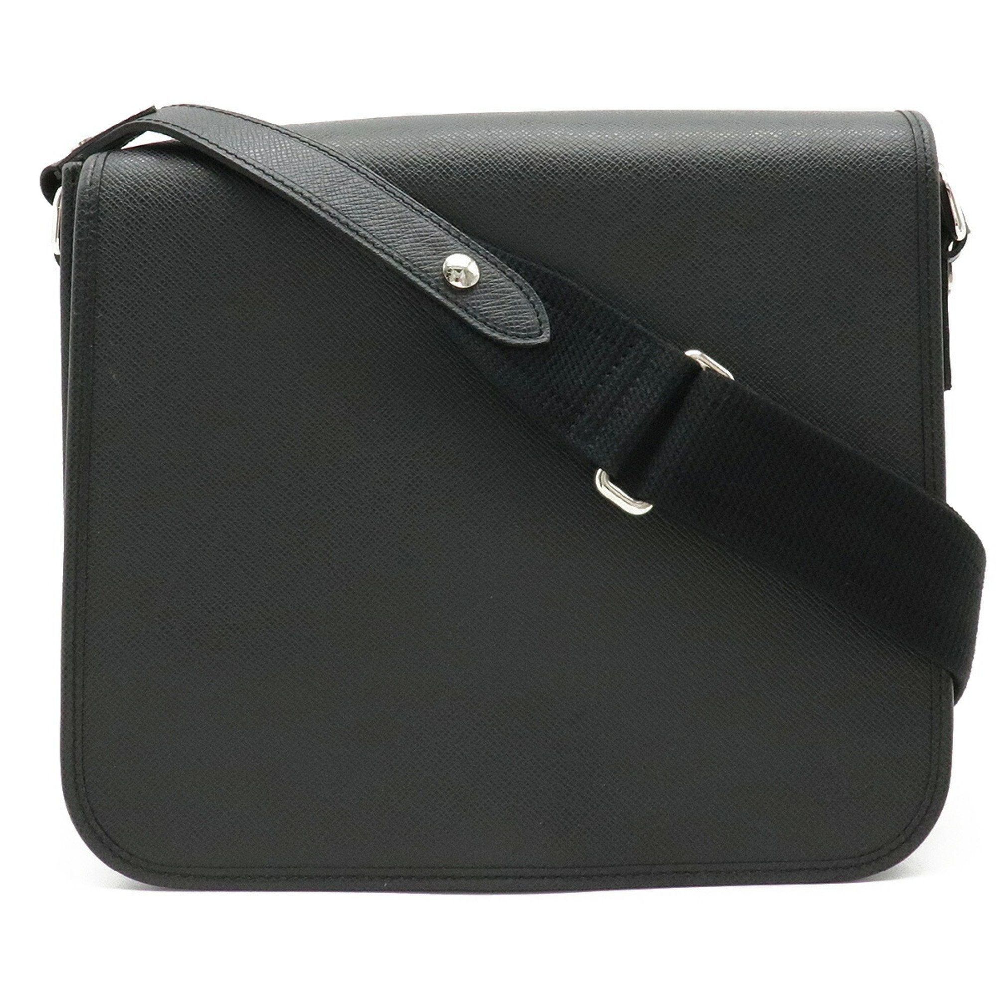 Louis Vuitton Black Leather ODESSA shopper bag