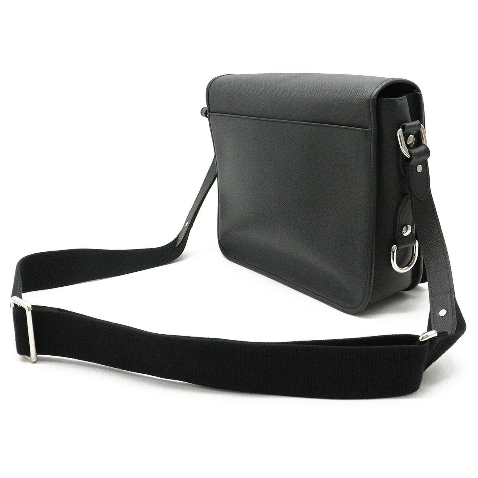 Louis Vuitton Black Leather ODESSA shopper bag