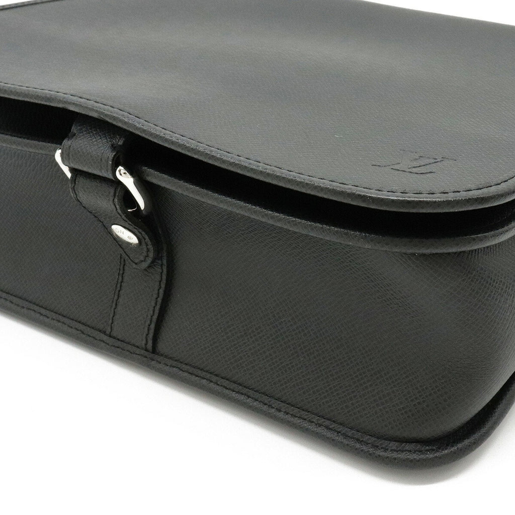Louis Vuitton Black Leather ODESSA shopper bag