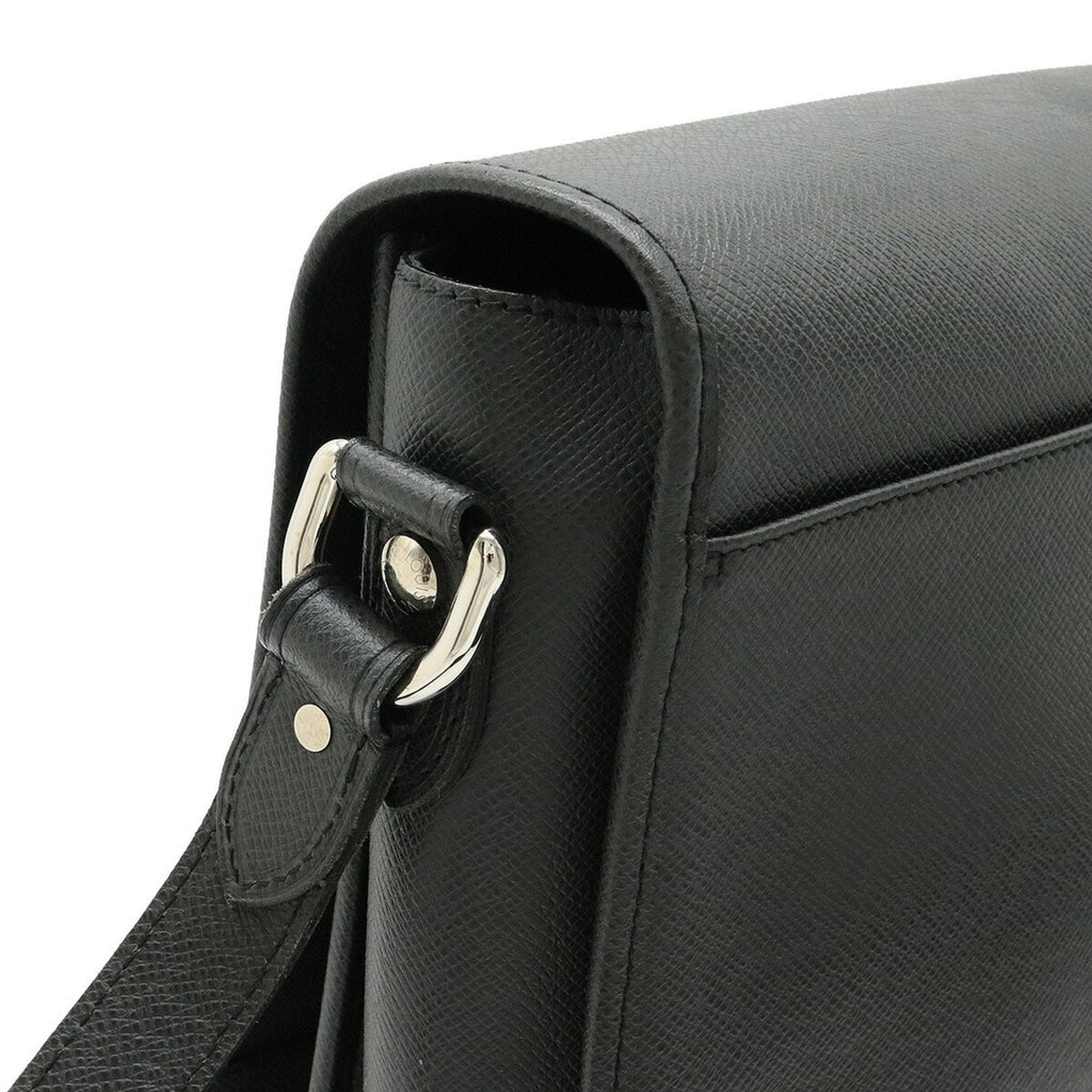 Louis Vuitton Black Leather ODESSA shopper bag