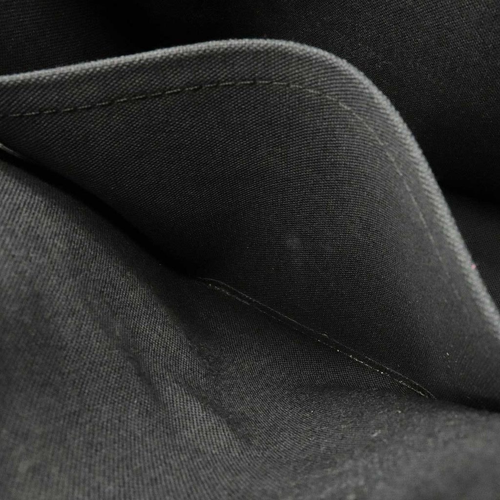 Louis Vuitton Black Leather Messenger shoulder bag