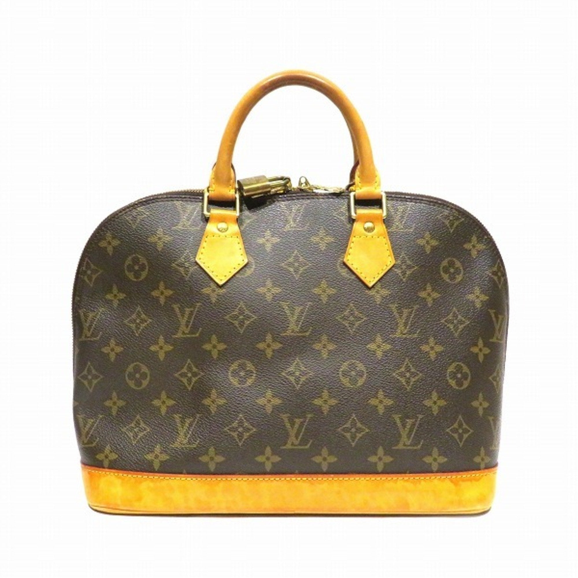 Louis Vuitton Brown Canvas Alma handbag bag