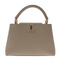 Louis Vuitton Beige Leather Capucines handbag bag