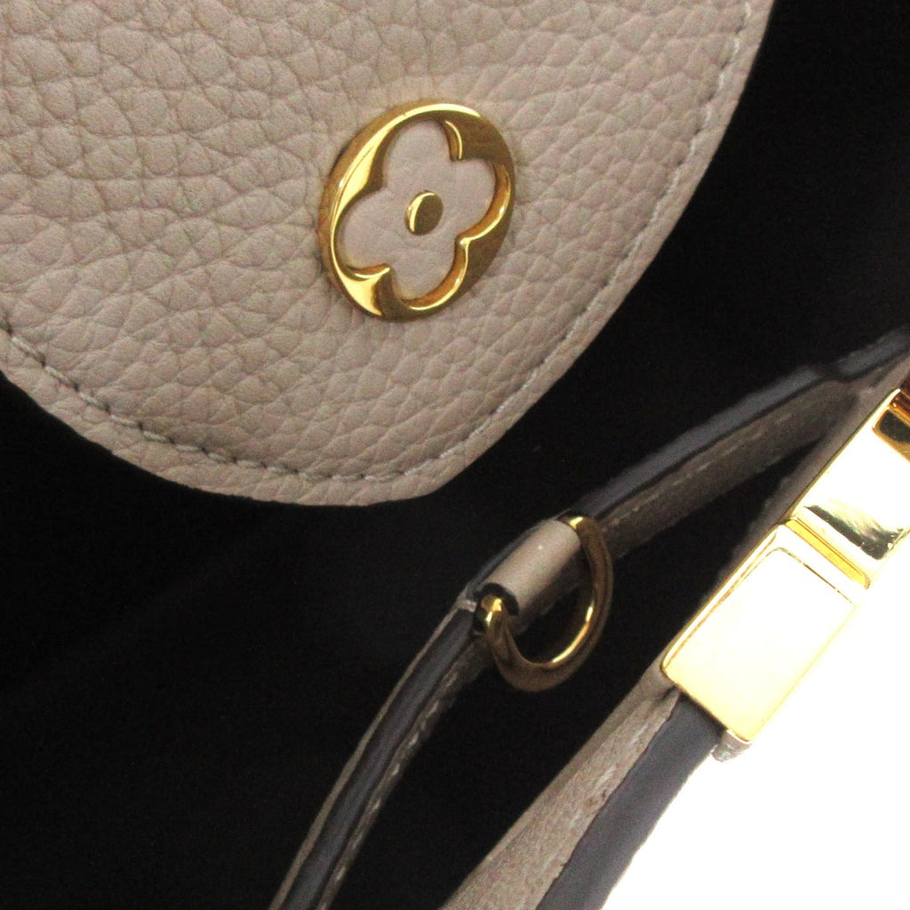 Louis Vuitton Beige Leather Capucines handbag bag