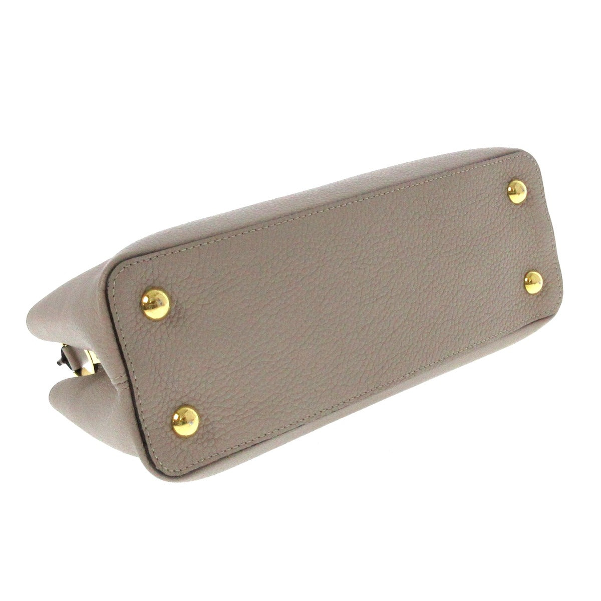 Louis Vuitton Beige Leather Capucines handbag bag