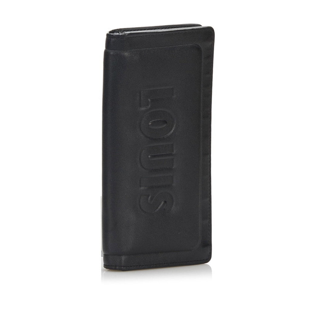 Louis Vuitton Black Leather Brazza wallet accessories