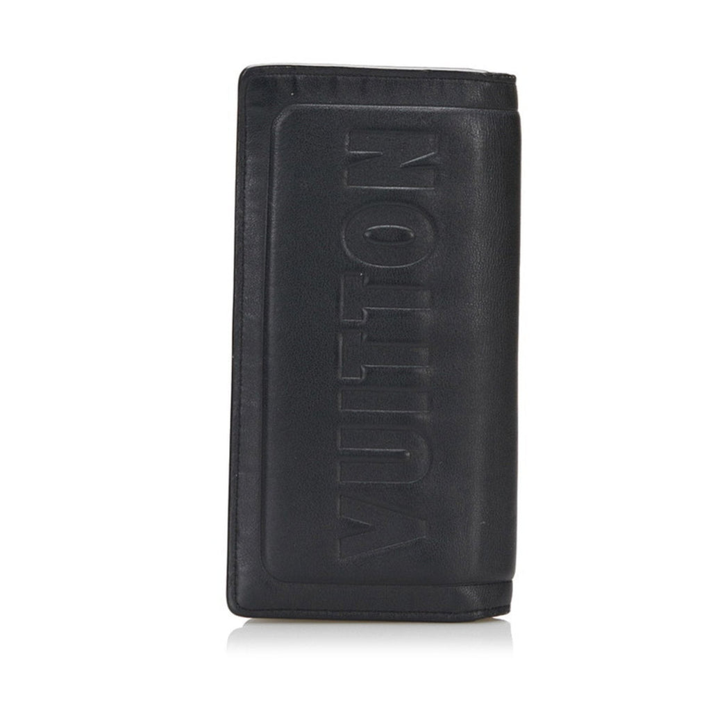 Louis Vuitton Black Leather Brazza wallet accessories