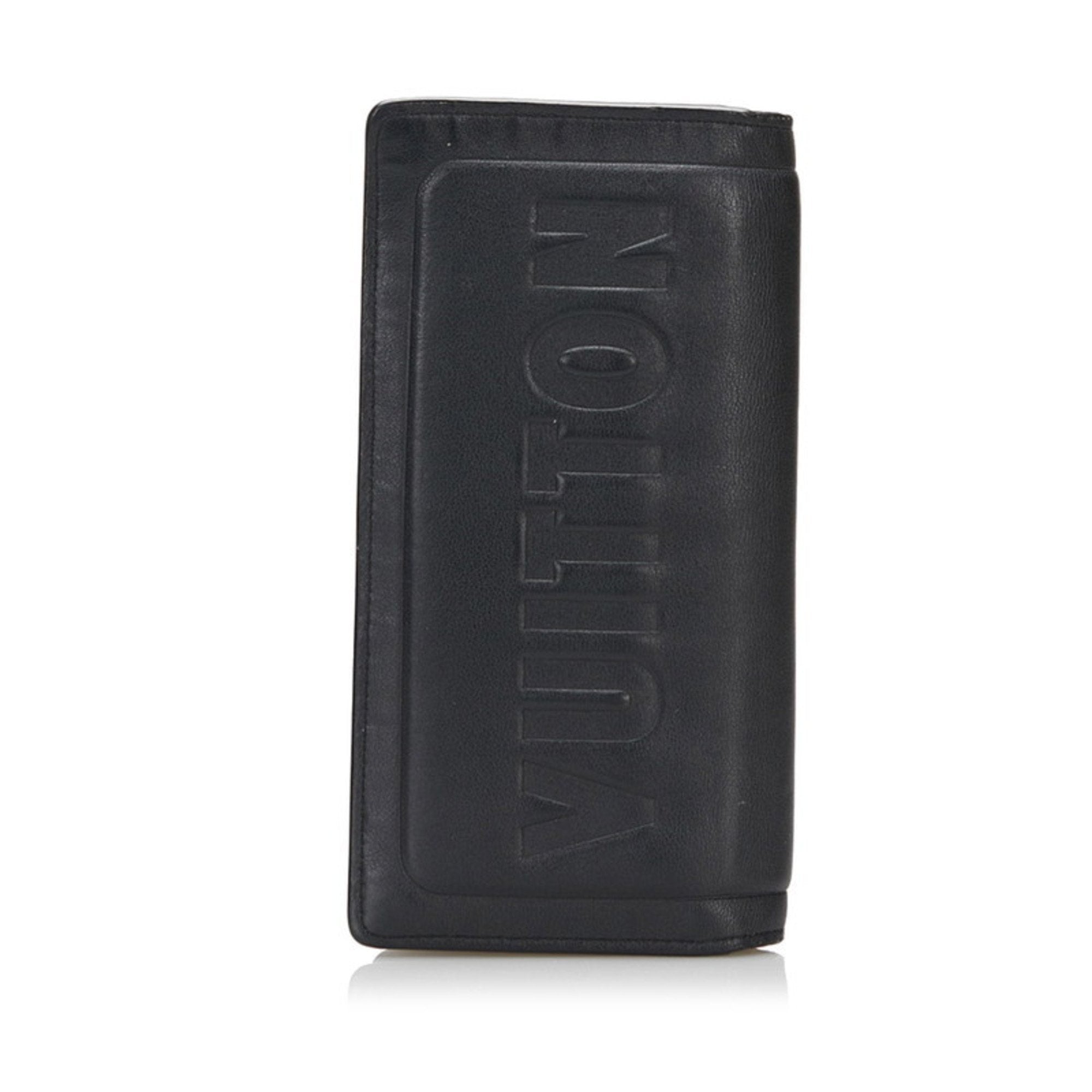 Louis Vuitton Black Leather Brazza wallet accessories