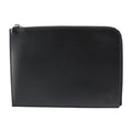 Louis Vuitton Black Leather Pochette Jour clutch bag