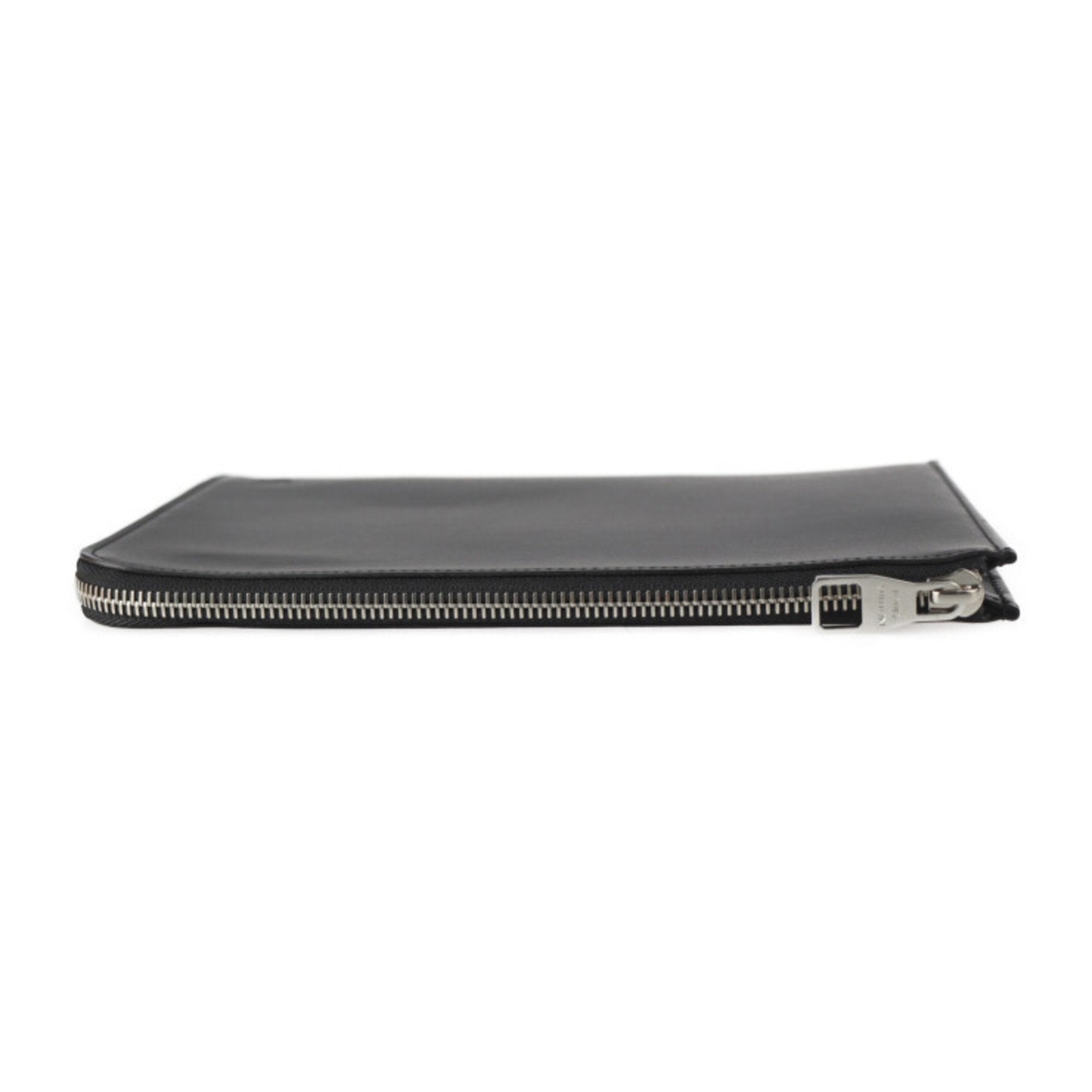 Louis Vuitton Black Leather Pochette Jour clutch bag