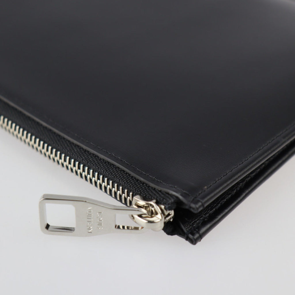 Louis Vuitton Black Leather Pochette Jour clutch bag