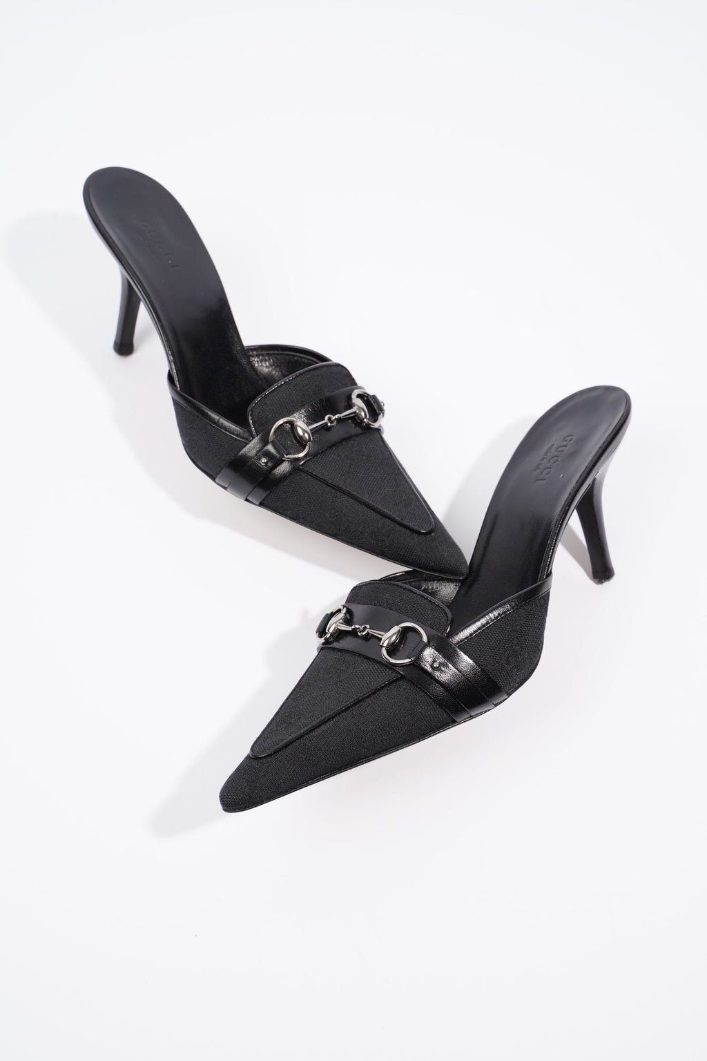 Gucci GG Horsebit Black Fabric EU 36 UK 3