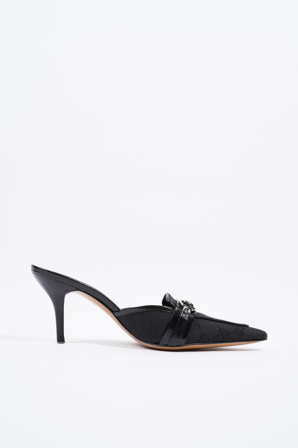 Gucci GG Horsebit Black Fabric EU 36 UK 3
