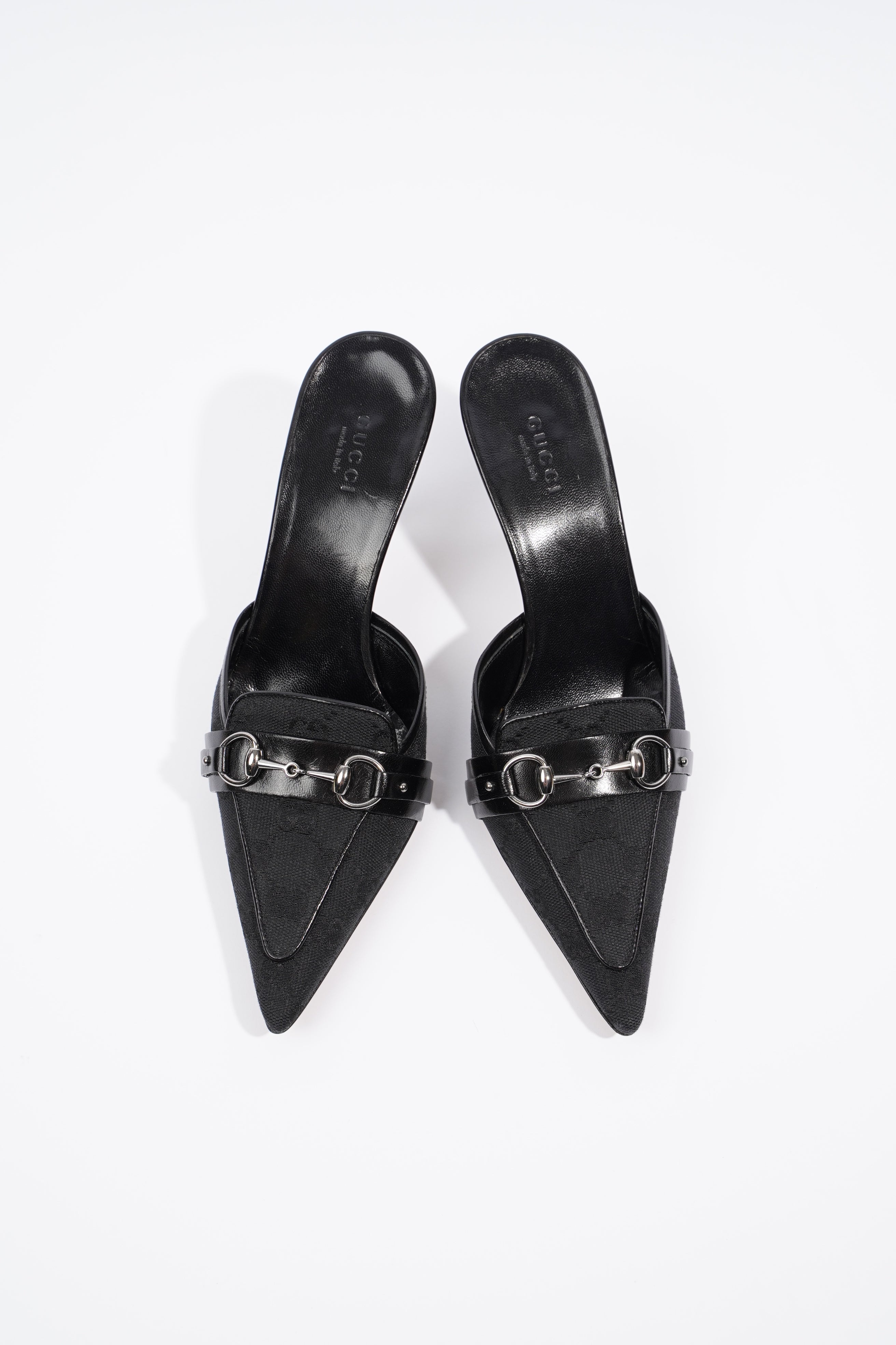 Gucci GG Horsebit Black Fabric EU 36 UK 3