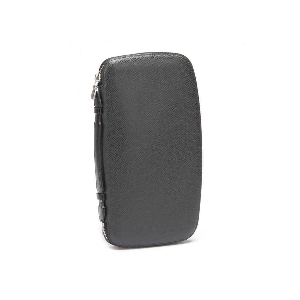 Louis Vuitton Black Canvas Atholl wallet accessories