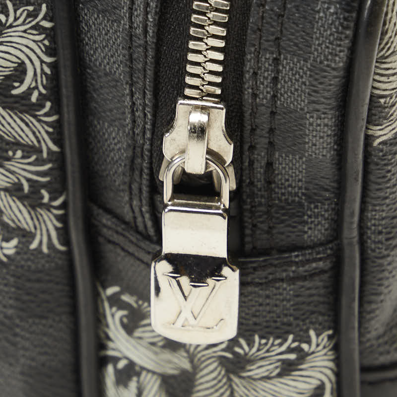 Louis Vuitton Louis Vuitton Damiègrafit N48239 Shoulder Bag PVC/Leather Black