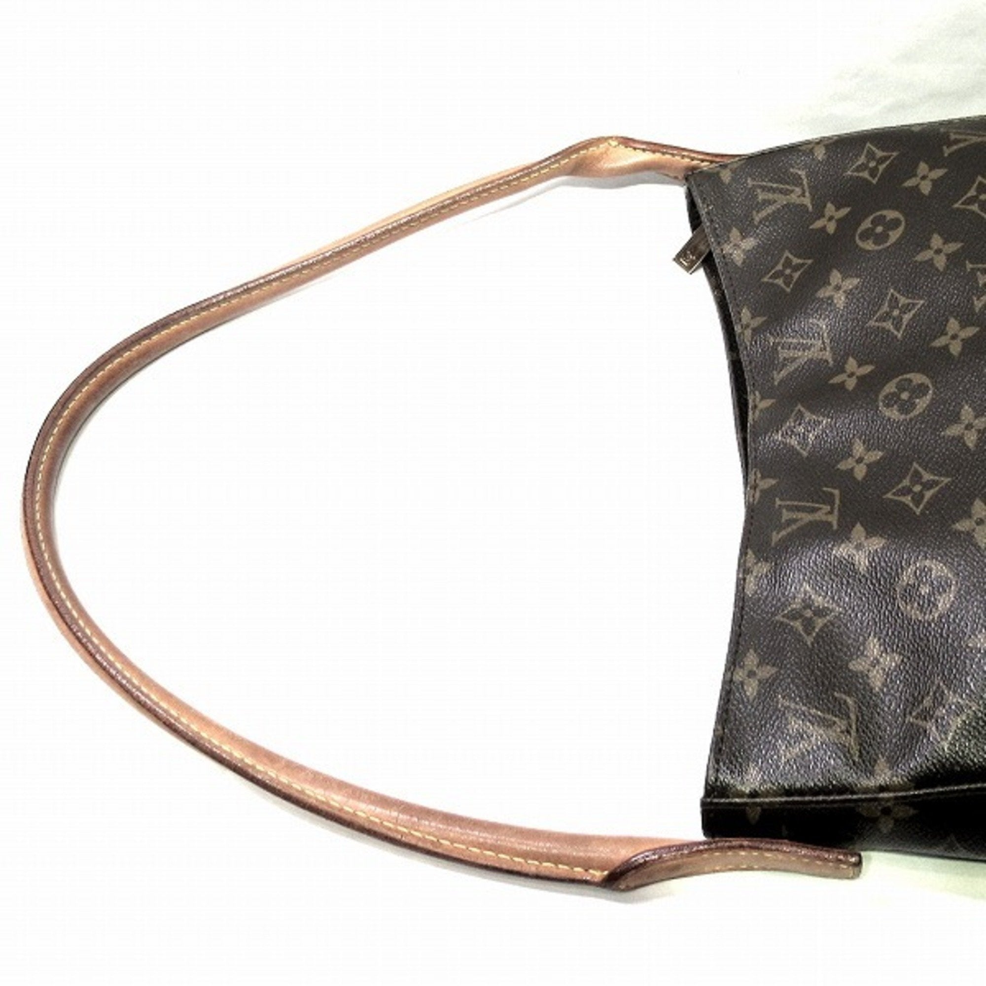 Louis Vuitton Brown Canvas Looping GM handbag bag