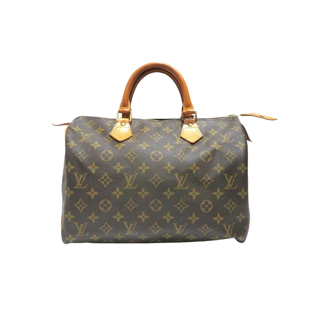 Louis Vuitton Brown Canvas Speedy 30 handbag bag