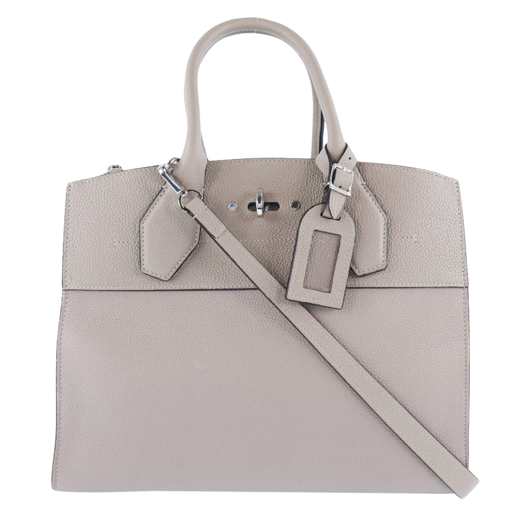 Louis Vuitton Beige Leather City steamer handbag bag