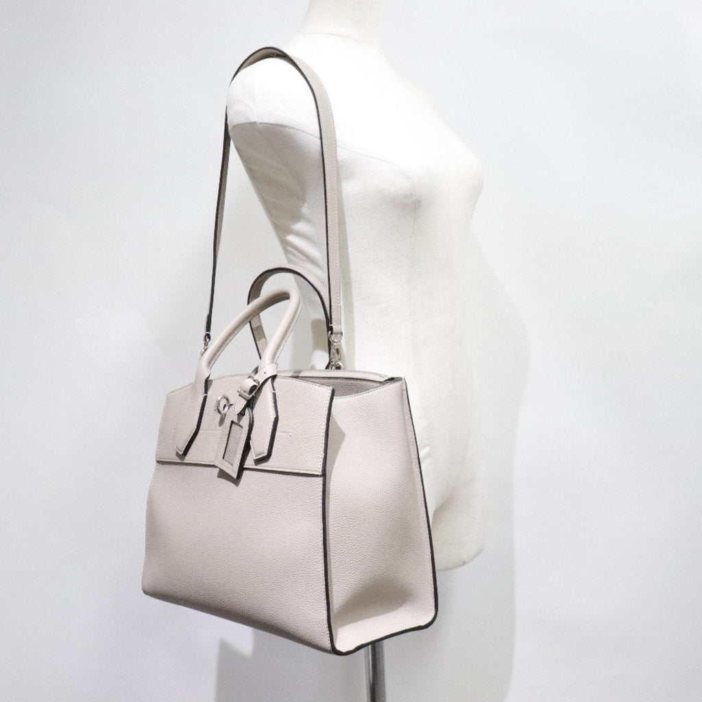 Louis Vuitton Beige Leather City steamer handbag bag