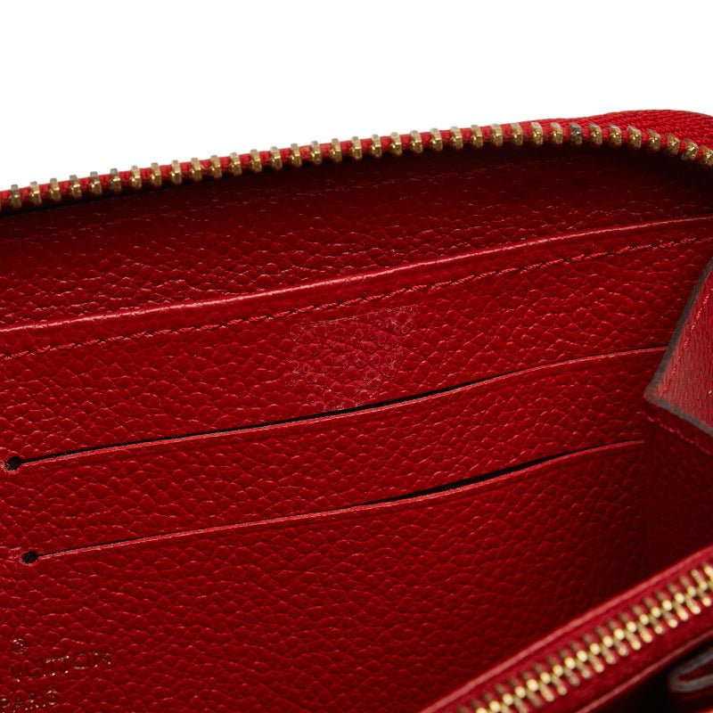 Louis Vuitton Monograms Portfolio Clementine Roundfassner Long Wallet M60169 Red Leather Ladies Louis Vuitton (London)