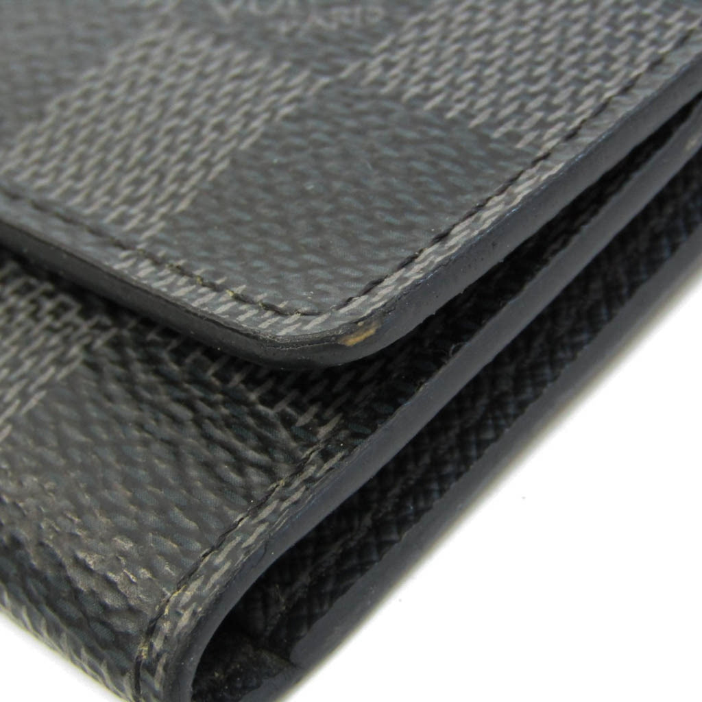 Louis Vuitton Gray Canvas 6 key holder wallet accessories