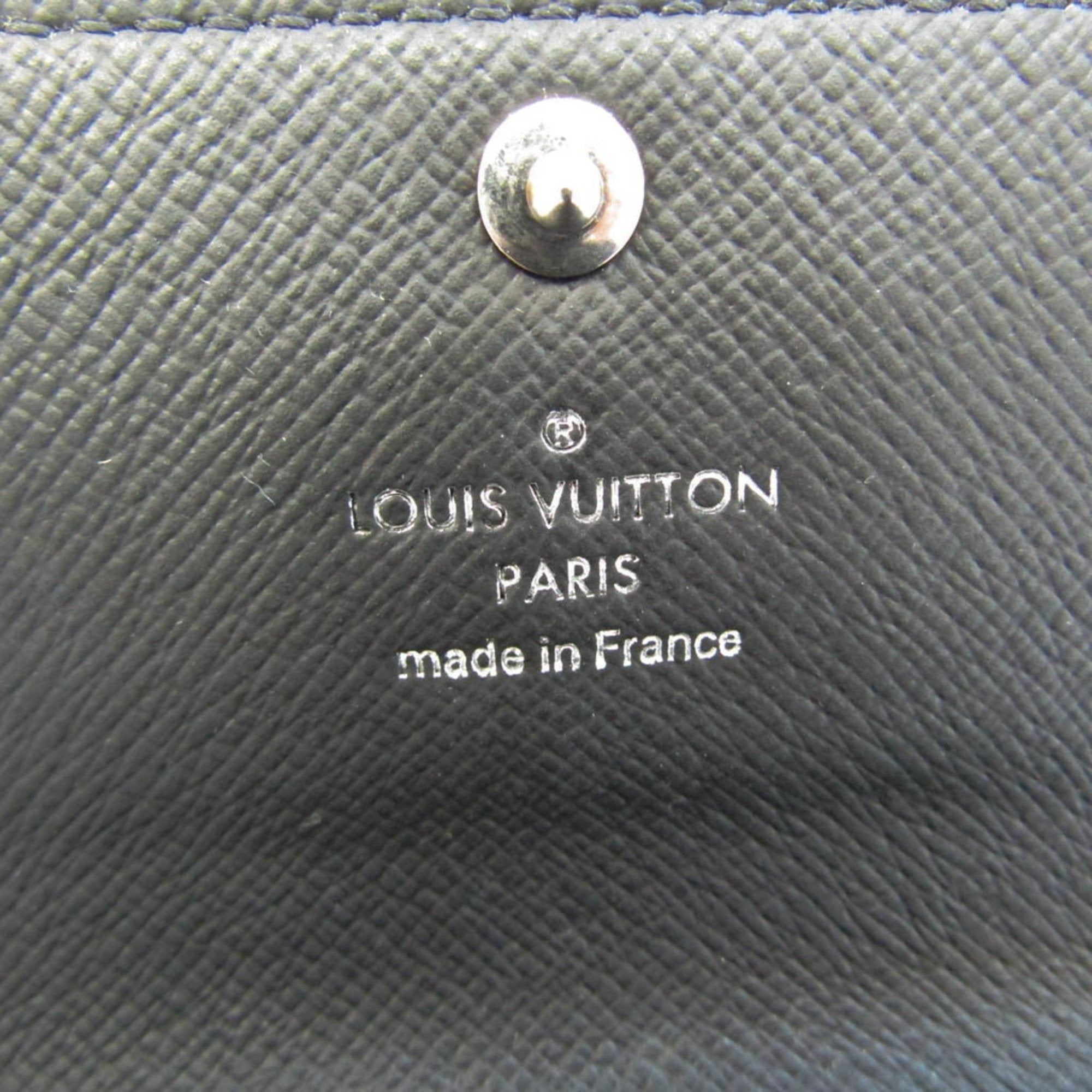Louis Vuitton Gray Canvas 6 key holder wallet accessories