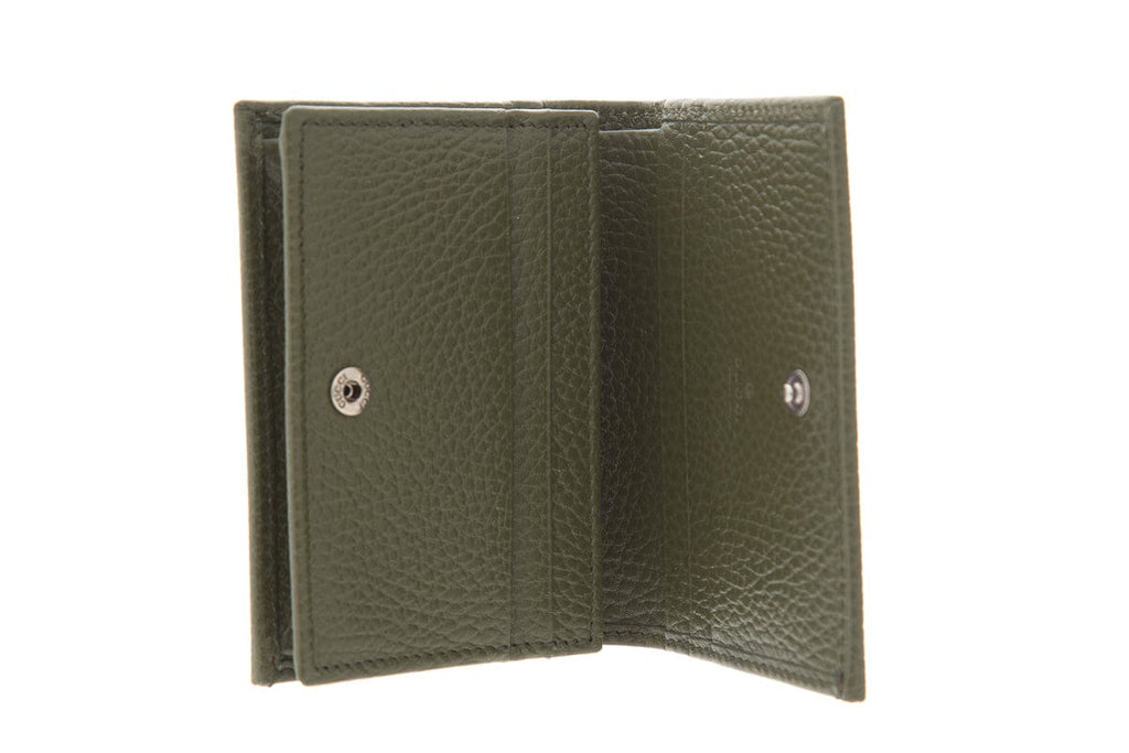 Gucci Green Compact Leather Wallet